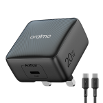 oraimo PowerCube 20 Chic 20W GaN Wall Charger Kit with Type-C to Type-C Cable